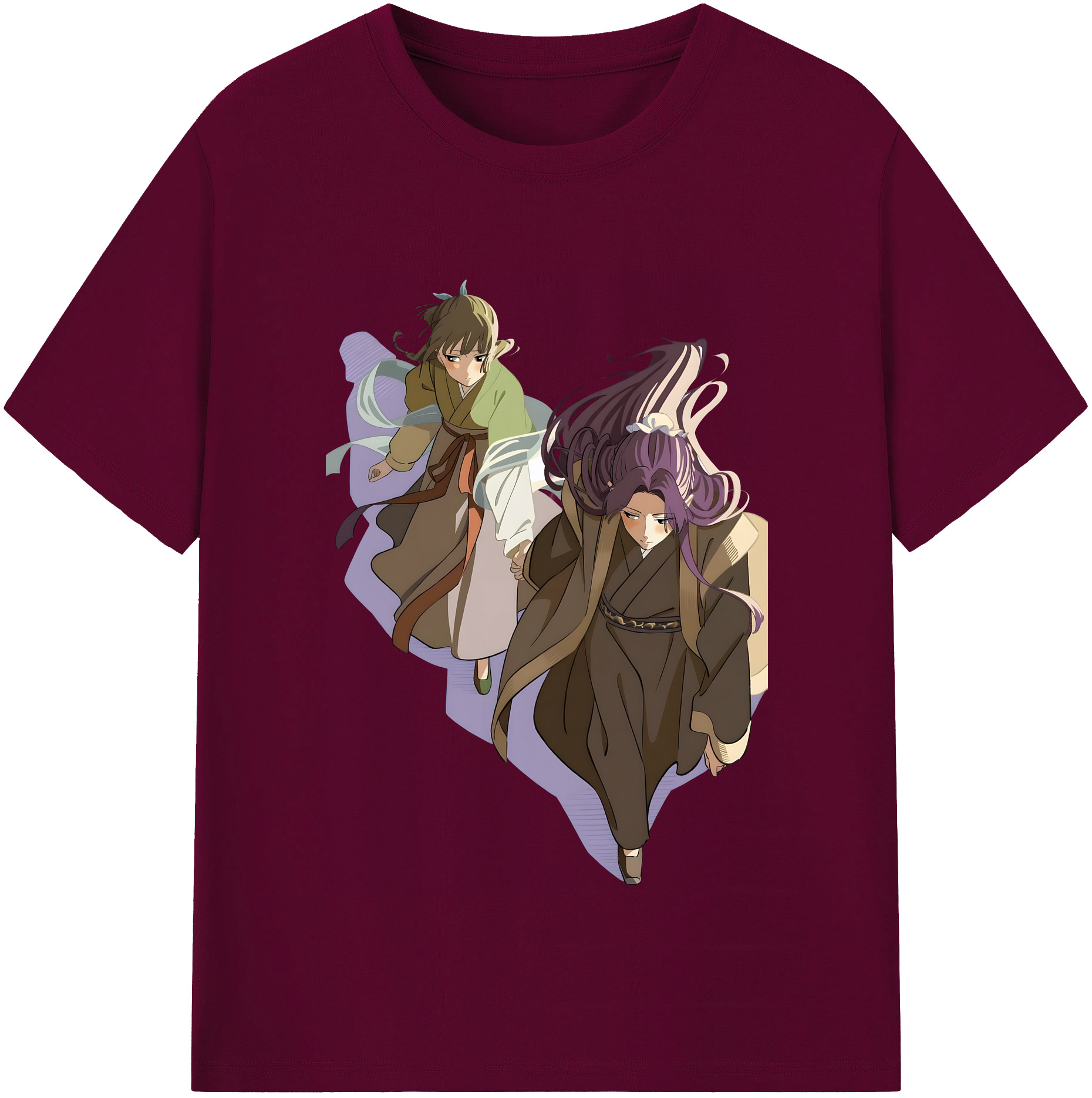 （画像用） 薬屋のひとりごと The Apothecary Diaries レディースカジュアルプリントTシャツ（綿100％）